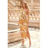 imagePRETTYGARDEN Womens 2024 Summer One Shoulder Satin Dress Cutout High Split Cocktail Wedding Guest Maxi Dresses