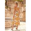imagePRETTYGARDEN Womens 2024 Summer One Shoulder Satin Dress Cutout High Split Cocktail Wedding Guest Maxi Dresses
