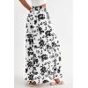 imagePRETTYGARDEN Womens 2026 Summer Wide Leg Palazzo Pants High Waisted Flowy Pockets Spring Casual Lounge Boho Beach TrousersPrint Black