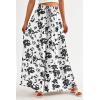 imagePRETTYGARDEN Womens 2026 Summer Wide Leg Palazzo Pants High Waisted Flowy Pockets Spring Casual Lounge Boho Beach TrousersPrint Black