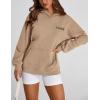 imagePRETTYGARDEN Womens Long Sleeve Hoodies 2024 Fall Fashion Outfits Solid Oversized Pullover Sweatshirts Clothes with Pockets