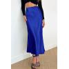 imagePRETTYGARDEN Womens Satin Skirts Dressy Casual 2026 Fall High Waisted Cocktail Wedding Flowy Elegant A Line Midi SkirtRoyal Blue