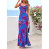 imagePRETTYGARDEN Womens Summer Beach Wedding Guest Dress Bodycon Floral Maxi Dresses 2026 Spring Tropical Vacation SundressesBlue Pink Floral