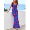 imagePRETTYGARDEN Womens Summer Beach Wedding Guest Dress Bodycon Floral Maxi Dresses 2026 Spring Tropical Vacation SundressesBlue Pink Floral
