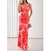 imagePRETTYGARDEN Womens Summer Beach Wedding Guest Dress Bodycon Floral Maxi Dresses 2026 Spring Tropical Vacation SundressesPink Red Floral