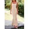 imagePRETTYGARDEN Womens Summer Bodycon Long Maxi Dress Sleeveless Scoop Neck Ribbed Knit Mermaid Cocktail Party Dresses