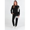 imagePRETTYGARDEN Womens Two Piece Striped Outfits Casual Long Sleeve Top and Sweatpants Matching Tracksuit Jogger Set