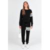 imagePRETTYGARDEN Womens Two Piece Striped Outfits Casual Long Sleeve Top and Sweatpants Matching Tracksuit Jogger Set