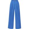 imagePRETTYGARDEN Wide Leg Pants for Women Trendy 2026 Fall High Waisted Business Casual Outfits Work Pant TrousersBlue