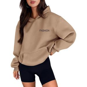 imagePRETTYGARDEN Womens Long Sleeve Hoodies 2024 Fall Fashion Outfits Solid Oversized Pullover Sweatshirts Clothes with Pockets