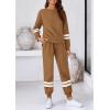 imagePRETTYGARDEN 2 Piece Lounge Sets for Women 2024 Fall Travel Outfits Track Suits Matching Airport Loungewear Clothing