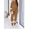 imagePRETTYGARDEN 2 Piece Lounge Sets for Women 2024 Fall Travel Outfits Track Suits Matching Airport Loungewear Clothing