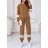 imagePRETTYGARDEN 2 Piece Lounge Sets for Women 2024 Fall Travel Outfits Track Suits Matching Airport Loungewear Clothing