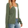 imagePRETTYGARDEN Cardigan Sweaters for Women Lightweight Knit Button Up V Neck Shrugs 2026 Trendy Winter Fall Fashion ClothingArmy Green