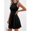 imagePRETTYGARDEN Cocktail Dresses for Women Summer 2026 Elegant Classy Spring A Line Sleeveless Mini Short Party Dress PocketsBlack