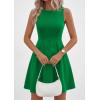 imagePRETTYGARDEN Cocktail Dresses for Women Summer 2026 Elegant Classy Spring A Line Sleeveless Mini Short Party Dress PocketsGreen