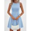 imagePRETTYGARDEN Cocktail Dresses for Women Summer 2026 Elegant Classy Spring A Line Sleeveless Mini Short Party Dress PocketsLight Blue