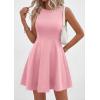 imagePRETTYGARDEN Cocktail Dresses for Women Summer 2026 Elegant Classy Spring A Line Sleeveless Mini Short Party Dress PocketsPink