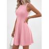 imagePRETTYGARDEN Cocktail Dresses for Women Summer 2026 Elegant Classy Spring A Line Sleeveless Mini Short Party Dress PocketsPink
