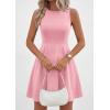 imagePRETTYGARDEN Cocktail Dresses for Women Summer 2026 Elegant Classy Spring A Line Sleeveless Mini Short Party Dress PocketsPink