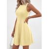 imagePRETTYGARDEN Cocktail Dresses for Women Summer 2026 Elegant Classy Spring A Line Sleeveless Mini Short Party Dress PocketsYellow