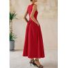 imagePRETTYGARDEN Maxi Dresses for Women 2025 Summer Casual Sleeveless Patchwork Flowy Vacation Sundress Knit Long Work Tank DressRed