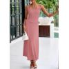 imagePRETTYGARDEN Skirt Sets Women 2 Piece Outfits 2025 Summer Casual Knit Tank Tops Flowy Midi Skirts Matching Vacation Clothes