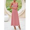 imagePRETTYGARDEN Skirt Sets Women 2 Piece Outfits 2025 Summer Casual Knit Tank Tops Flowy Midi Skirts Matching Vacation Clothes