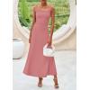 imagePRETTYGARDEN Skirt Sets Women 2 Piece Outfits 2025 Summer Casual Knit Tank Tops Flowy Midi Skirts Matching Vacation Clothes