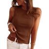 imagePRETTYGARDEN Sleeveless Tops for Women 2026 Summer Ribbed Tank Top Fitted Shirts Basic Tees Cute Spring Going Out Y2k ClothesBrown