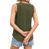 imagePRETTYGARDEN Sleeveless Tops for Women 2026 Summer Tank Tops Spring Fashion Casual Loose Fit Shirts Beach Vacation ClothesArmy Green