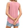 imagePRETTYGARDEN Sleeveless Tops for Women 2026 Summer Tank Tops Spring Fashion Casual Loose Fit Shirts Beach Vacation ClothesPink
