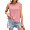 imagePRETTYGARDEN Sleeveless Tops for Women 2026 Summer Tank Tops Spring Fashion Casual Loose Fit Shirts Beach Vacation ClothesPink