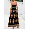 imagePRETTYGARDEN Summer Dress for Women 2026 Floral Sundress Spaghetti Strap Flowy Beach Vacation Boho Maxi DressesBlack Floral