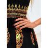 imagePRETTYGARDEN Summer Dress for Women 2026 Floral Sundress Spaghetti Strap Flowy Beach Vacation Boho Maxi DressesBlack Floral