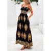 imagePRETTYGARDEN Summer Dress for Women 2026 Floral Sundress Spaghetti Strap Flowy Beach Vacation Boho Maxi DressesBlack Floral