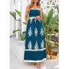 imagePRETTYGARDEN Summer Dress for Women 2026 Floral Sundress Spaghetti Strap Flowy Beach Vacation Boho Maxi DressesLake Blue White Floral
