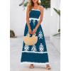 imagePRETTYGARDEN Summer Dress for Women 2026 Floral Sundress Spaghetti Strap Flowy Beach Vacation Boho Maxi DressesLake Blue White Floral
