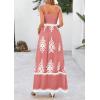 imagePRETTYGARDEN Summer Dress for Women 2026 Floral Sundress Spaghetti Strap Flowy Beach Vacation Boho Maxi DressesPink White Floral