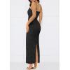 imagePRETTYGARDEN Summer Dresses for Women 2026 Lace Floral Bodycon Semi Formal Party Wedding Guest Boho Maxi DressBlack