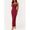 imagePRETTYGARDEN Summer Dresses for Women 2026 Lace Floral Bodycon Semi Formal Party Wedding Guest Boho Maxi DressRed