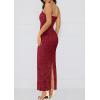 imagePRETTYGARDEN Summer Dresses for Women 2026 Lace Floral Bodycon Semi Formal Party Wedding Guest Boho Maxi DressRed
