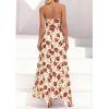 imagePRETTYGARDEN Women Strapless Maxi Dress 2026 Summer Floral Tube Top Ruched Beach Spring Wedding Guest Long DressesFloral Apricot Red
