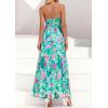 imagePRETTYGARDEN Women Strapless Maxi Dress 2026 Summer Floral Tube Top Ruched Beach Spring Wedding Guest Long DressesFloral Blue Green