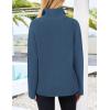imagePRETTYGARDEN Womens 2024 Fall Chunky Knit Oversized Sweaters Long Sleeve Collared Quarter Zip Pullover Winter Jumper Tops