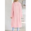 imagePRETTYGARDEN Womens 2024 Fall Long Cardigan Sweaters Open Front Long Sleeve Loose Fit Pockets Knit Sweater Coat Outerwear