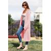 imagePRETTYGARDEN Womens 2024 Fall Long Cardigan Sweaters Open Front Long Sleeve Loose Fit Pockets Knit Sweater Coat Outerwear