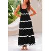 imagePRETTYGARDEN Womens 2024 Summer Sundresses Sleeveless Scoop Neck Tiered Flowy Beach Vacation Party Long Tank Maxi Dress BlackLarge