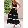 imagePRETTYGARDEN Womens 2024 Summer Sundresses Sleeveless Scoop Neck Tiered Flowy Beach Vacation Party Long Tank Maxi Dress BlackLarge