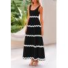 imagePRETTYGARDEN Womens 2024 Summer Sundresses Sleeveless Scoop Neck Tiered Flowy Beach Vacation Party Long Tank Maxi Dress BlackLarge
